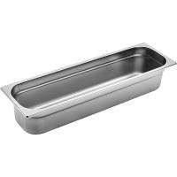Гастроемкость GN 2/4 с ручками;сталь нерж.;,H=10см
