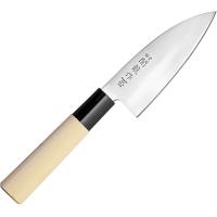 Нож кухонный «Киото» односторонняя заточка;сталь нерж.,дерево;,L=215/105,B=37мм