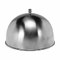 Крышка для тарелки;сталь нерж.;D=25,H=5см;металлич.