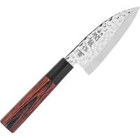 Нож кухонный «Нара» односторонняя заточка;сталь нерж.,дерево;,L=220/105,B=36мм;металлич.,тем.дерево